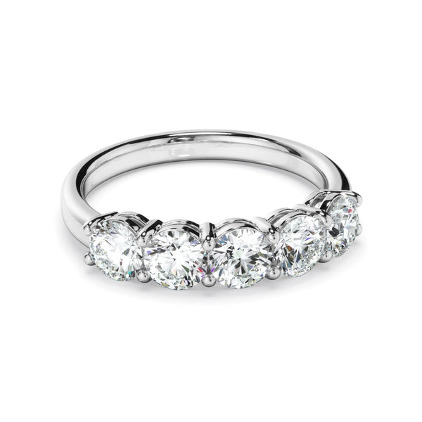 1.5ct Round Brilliant Cut Lab Grown Diamond Anniversary Ring