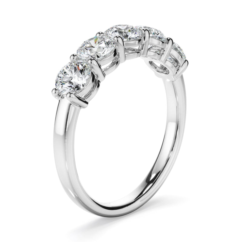 1.5ct Round Brilliant Cut Lab Grown Diamond Anniversary Ring