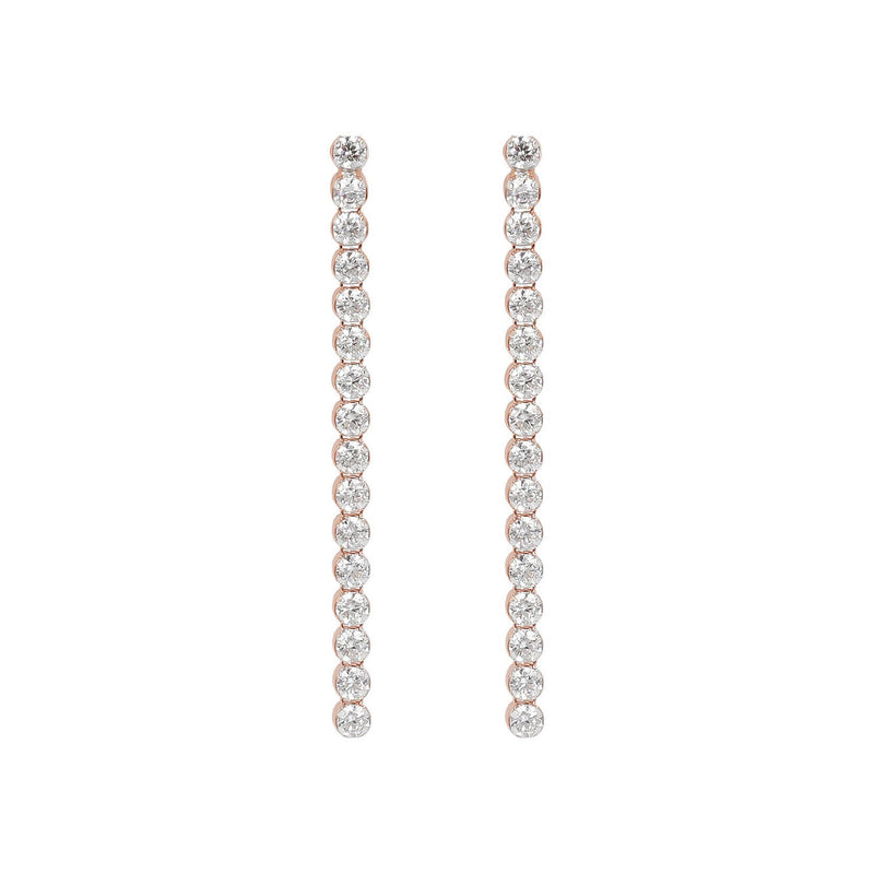 Bronzallure Altissima Tennis Earrings