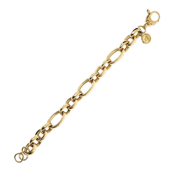 Bronzallure Golden Large Link Bracelet