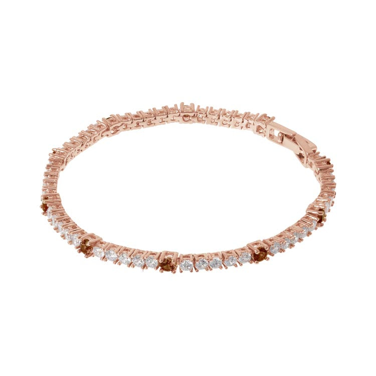 Bronzallure Miss Bronzallure Cubic Zirconia Bracelet 17.5cm