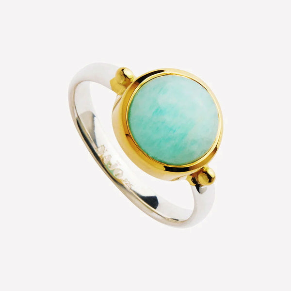 NAJO Garland Two-Tone Amazonite Ring