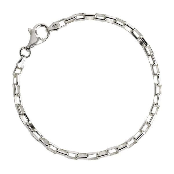 NAJO Veneto Mens Silver Bracelet (21cm)