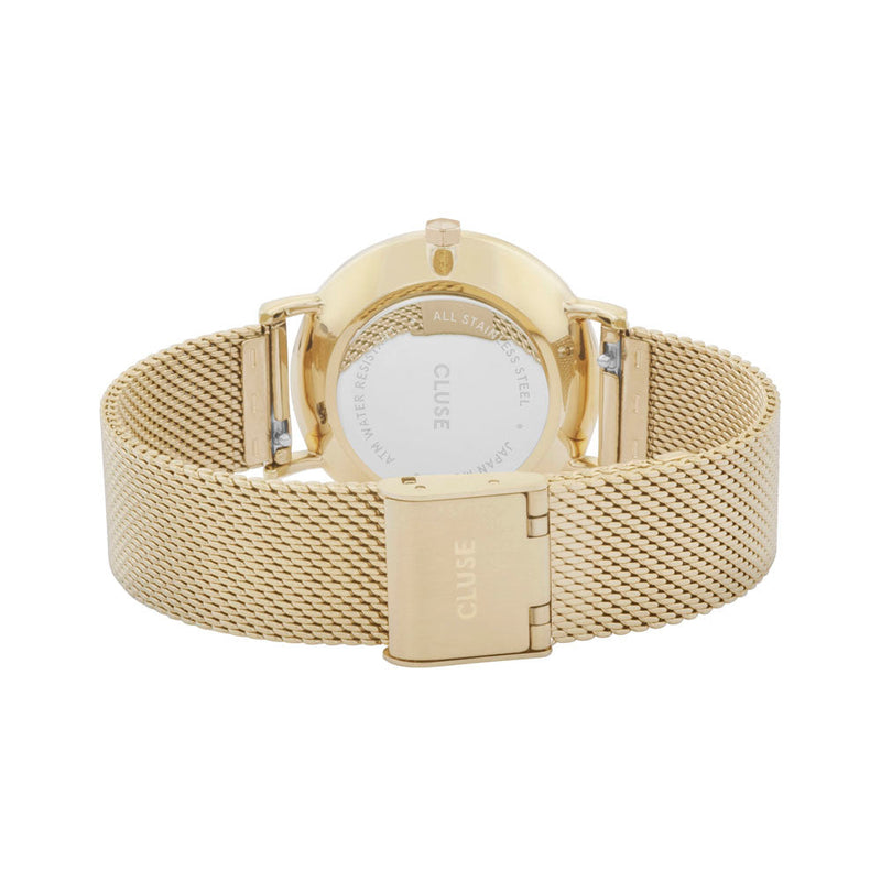 CLUSE Minuit Mesh Gold & White CW0101203007